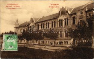 Temesvár, Timisoara; Erzsébetváros, Hoffmann-féle Magyar Otthon konviktus / convict, boarding school (ragasztónyom / glue marks)