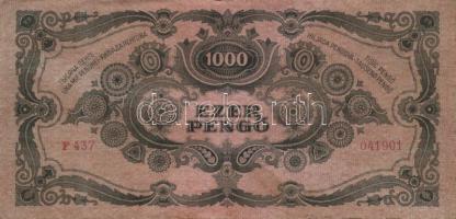 1945-46. 100P, 500P, 1000P (2x)(bélyeg és bélyeg nélküli), 100.000P (2x), 1.000.000P, 10.000.000P, 1...