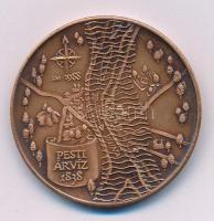 Fritz Mihály (1947-) 1988 "MÉE Wesselényi Miklós - A nagy árvíz emlékére / Pesti árvíz 1838&quo...