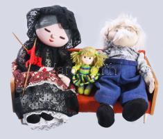 3 darab baba, bababútoron, m: 36 cm