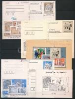 1979 A 17. Országos Ifjúsági Bélyegkiállítás Békéscsaba alkalmi díjjegyes levelezőlapjának eredeti tervei