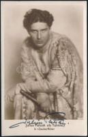 Julius Patzak (1898-1974) osztrák operaénekes (tenor) aláírt fotója, 14x9 cm / Signed photo of Julius Patzak (1898-1974) Austrian operatic tenor