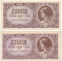 1946. 10.000BP enyhén eltolódott nyomattal (2x) T:AU,XF Adamo P35