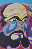 Végh Endre: Parsifal. Tempera, papír, 50x35,5 cm