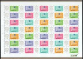 2018 Saját Bélyegem - A Kulturális Örökség Európai éve promóciós teljes ív (névérték: 9.450 Ft)