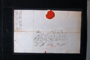 1809 Helytartótanácsi levél József nádor saját kezű aláírásával / Ex offo letter with autograph sign...