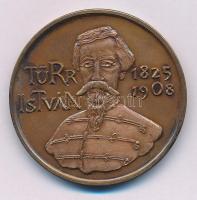 Lantos Györgyi (1953-) 1988. "Türr István 1825-1908 / MÉE XVIII. Vándorgyűlés - Baja" kétoldalas bronz emlékérem (42,5mm) T:AU patina Adamo BA3
