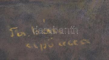 Ilniczky Imre (működött 1910 - 1943 között) : Tabán, cipő utca. Pasztell, papír, üvegezett keretben ...