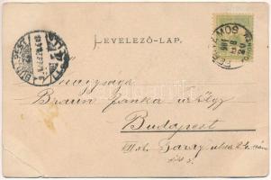 1904 Perjámos, Periam; iskola, plébánia templom, Vasút utca, Maros part. Gatter és Frischmann kiadás...