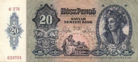 1941. 20P (2x2) két darab egymásutáni sorszámmal T:I-/II+