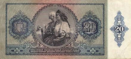 1941. 20P (2x2) két darab egymásutáni sorszámmal T:I-/II+