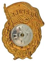 Szovjetunió1960-1970 k. "Szovjet Gárda jelvény" aranyozott, zománcozott fém jelvény csavar...