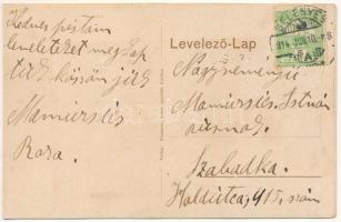 1914 Belényes, Beius; Egyesült Villamossági és Műmalmi telep, Villamossági gépház, belső munkásokkal...