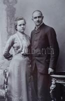 cca 1880-1900 A Hamerly pécsi kesztyűgyáros család fotóhagyatéka, 10,5×6,5 és 21×13 cm közötti méret...