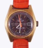 Certina Argonaut 280 automata zsebóra, működik, szíjjal, kis karccal, d: 2,5cm