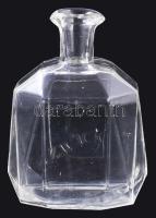 Zwack likőrös üveg, hibátlan, m: 18 cm