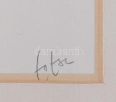 Amerigo Tot (1909-1984): Női aktok Szitanyomat, papír, jelzett, üvegezett fakeretben 37x45 cm