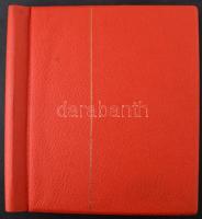 NSZK 1960-1987 komplett postatiszta gyűjtemény Leuchtturm falcmentes előnyomott albumban, rugós piro...