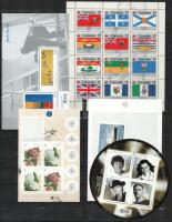 Kanada összeállítás, benne blokkok, bélyegfüzetek, kisívek, berakólap mindkét oldalán