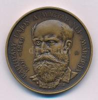 Horváth László (1951-) Nagy Lajos (1949-) 1990. "Batthyány Lajos A Magyar Nép Mártírja 1807-1849 - MÉE" kétoldalas bronz emlékérem (42,5mm) T:AU patina Adamo BP33