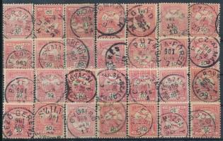 28 db Turul bélyeg szép egykörös bélyegzésekkel