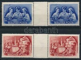 1952 Bélyegnap (25.) sor ívközéprészes párban (30.000)