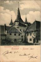 1902 Brassó, Kronstadt, Brasov; Katalin-kapu. Römmler u. Jonas / Katharinentor / old city gate (fl)