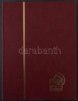 24 fekete lapos A4 berakó bordó borítóval