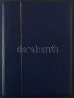 30 fekete lapos A4 berakó kék borítóval