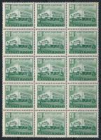 1953 Épületek (II.) 20f 15-ös tömb vízjel nélküli papíron (15.000)