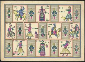 Stühmer Budapest Bonbon csomagolás, jelzett, kis sérüléssel, 16×22 cm