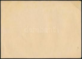 Stühmer Budapest Bonbon csomagolás, jelzett, kis sérüléssel, 16×22 cm