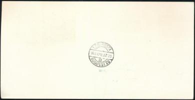 1965 Légi levél Budapestre "HAMBURG" alkalmi bélyegkiállítási bélyegzéssel