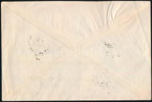 1941 4 db bélyeg "WIEN" bélyegzéssel lapon