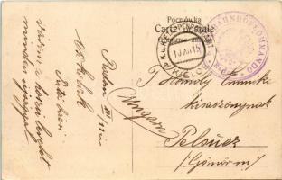 1915 Widok z Królewstwa Polskiego / View from the Kingdom of Poland. Polish folklore + "K.u.K. ...