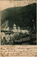 1903 Sinaia, Monastirea / monastery (crease)