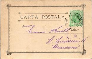 1899 Ploiesti, Ploesti, Ploesci; Baia Municipala, Piata Legumelor, Primaria / spa, square, town hall...