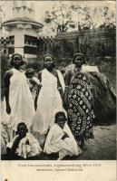 1910 Wien, Vienna, Bécs; Erste Internationale Jagdausstellung, Afrikanisches Jägerdorf (Aethiopien) / Hunting Expo, African folklore (EB)