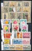Észak-Vietnam 1955-1973 Postatiszta teljes sorok, köztük vágottak is, 2 db közepes berakólap mind a négy oldalán (Mi EUR 384,-)