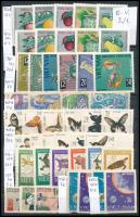 Észak-Vietnam 1955-1973 Postatiszta teljes sorok, köztük vágottak is, 2 db közepes berakólap mind a ...