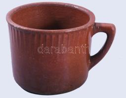 Torda kerámia tejes edény, m: 10,5 cm