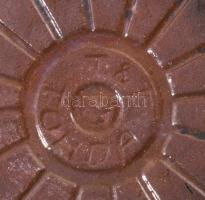 Torda kerámia tejes edény, m: 10,5 cm