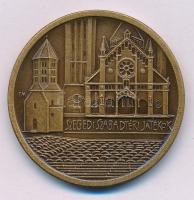 Fritz Mihály (1947-) 1983. "Szegedi Szabadtéri Játékok / 1933-1959-1983" kétoldalas bronz ...