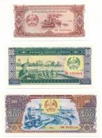 Laosz 1979-1988. 20K + 100K + 1988. 500K T:UNC Laos 1979-1988. 20 Kip + 100 Kip + 1988. 500 Kip C:UNC