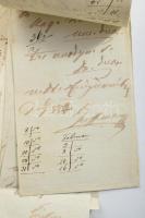 1854 Vegyes kézzel írt magyar nyelvű receptek