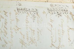 1854 Vegyes kézzel írt magyar nyelvű receptek