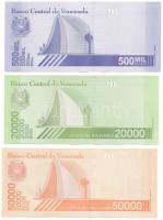 Venezuela 2019-2020. 20.000B-500.000B (3xklf) T:UNC,AU
Venezuela 2019-2020. 20.000 Bolívares - 500....