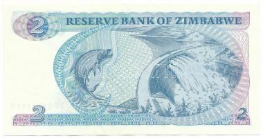 Zimbabwe 1983. 2$ "AB 7572081 S" T:F szép papír
Zimbabwe 1983. 2 Dollars "AB 7572081...