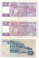 Szingapúr 1976. 1$ + 1992. 2$ (2x) T:F Singapore 1976. 1 Dollar + 1992. 2 Dollars (2x) C:F Krause P#...