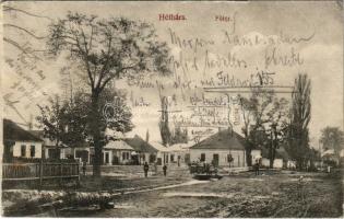 1914 Héthárs, Lipjany, Lipany; Fő tér, üzletek. Kopp Mór kiadása / main square, shops (EB)
